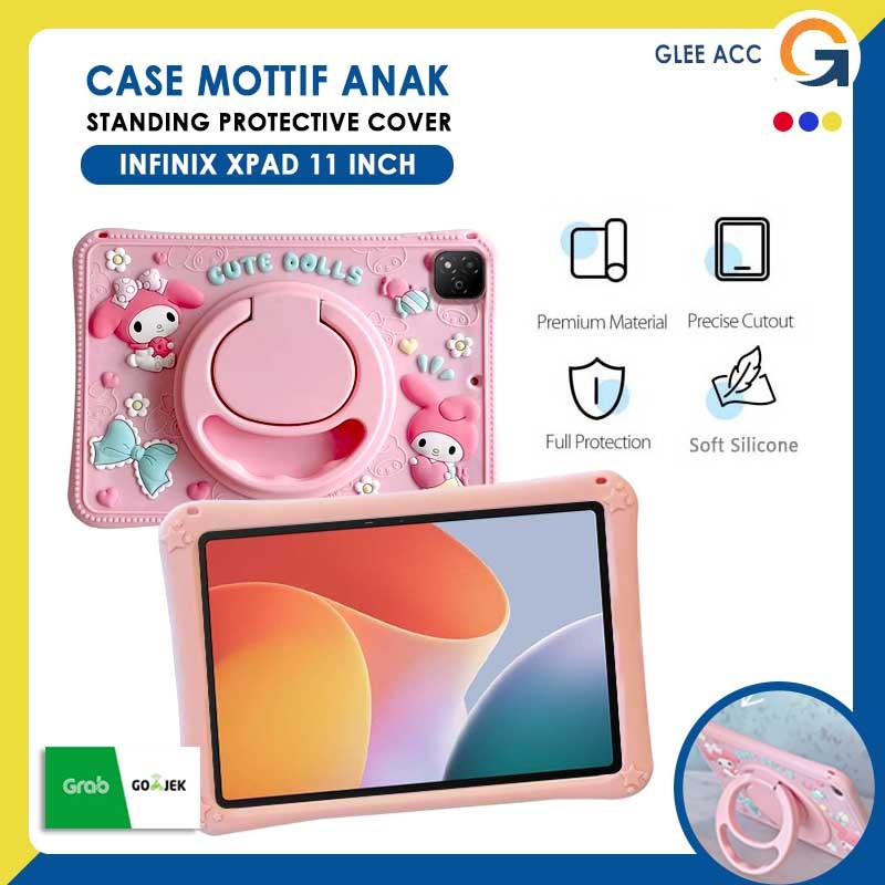 Jual INFINIX Xpad 11 Inch 2024 Softcase Silikon Anak Lucu Handle ...