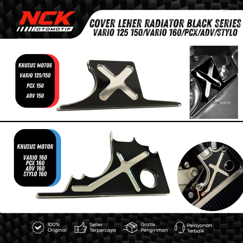 Jual GARNISH COVER LEHER RADIATOR AKRILIK TWO TONE HONDA VARIO PCX ADV ...