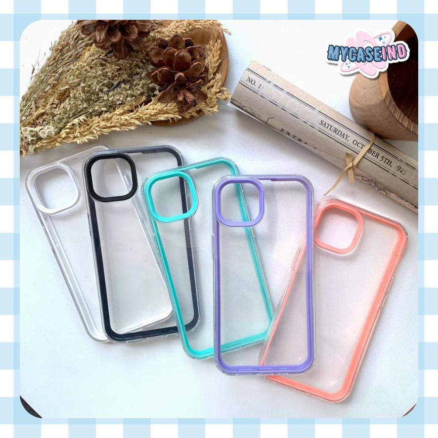 Jual CLEAR BUMPER 3IN1 case iphone 6 6s 7 8 plus x xs xr max 11 12 pro ...