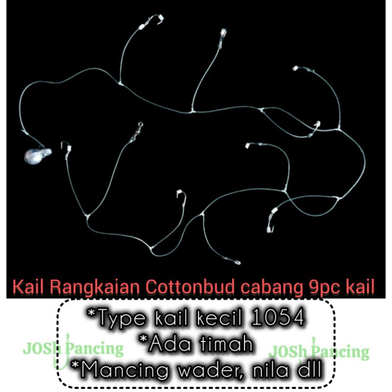Jual Kail rangkaian 9 rakitan cottonbud katenbat katembat cotton but ...