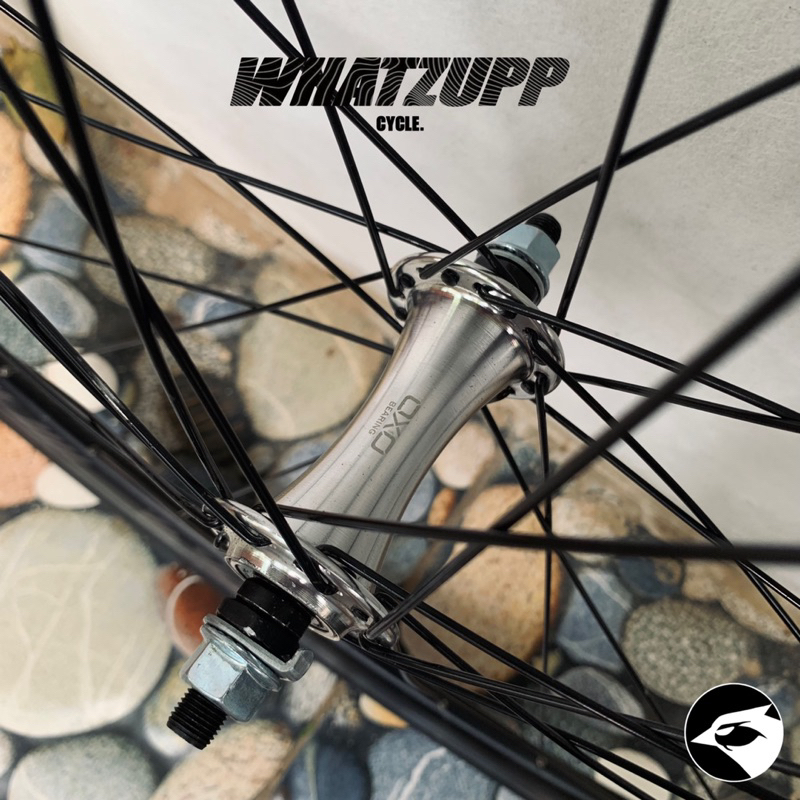 Jual (WHATZUPP CYCLE) WHEELSET FIXIE RIMS OXO R35FV 35MM 32H 700 C ...
