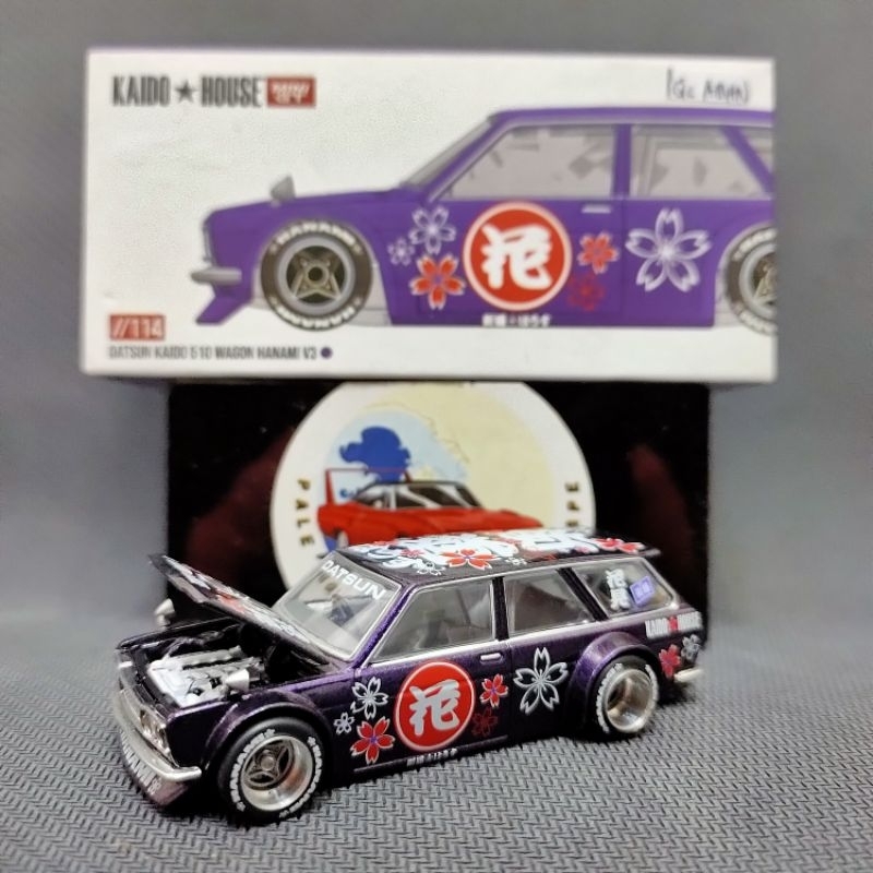 Mini GT X Kaido House Datsun 510 Wagon Hanami V3 KHMG114 – Modellino 1:64
