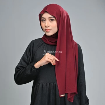 FREE SCRUNCHIE Hijaberies Kesa Pashmina Kaos (Pashmina Bahan Rayon Spandex Dan Tencel Modal)