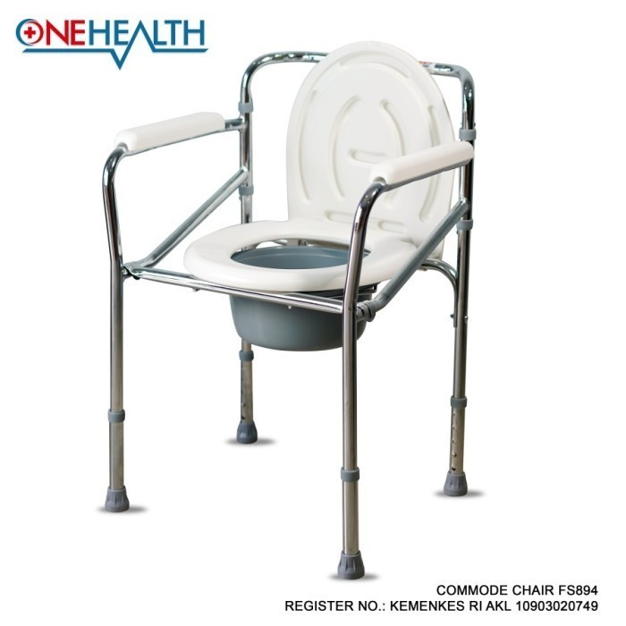 Jual GEA Commode Chair FS 810 / Kursi Toilet Penunjang Mandi BAB Manula ...