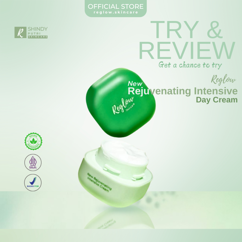 Jual (NEW) Reglow Rejuvenating Intensive Day Cream 20 g | Moisturizer ...