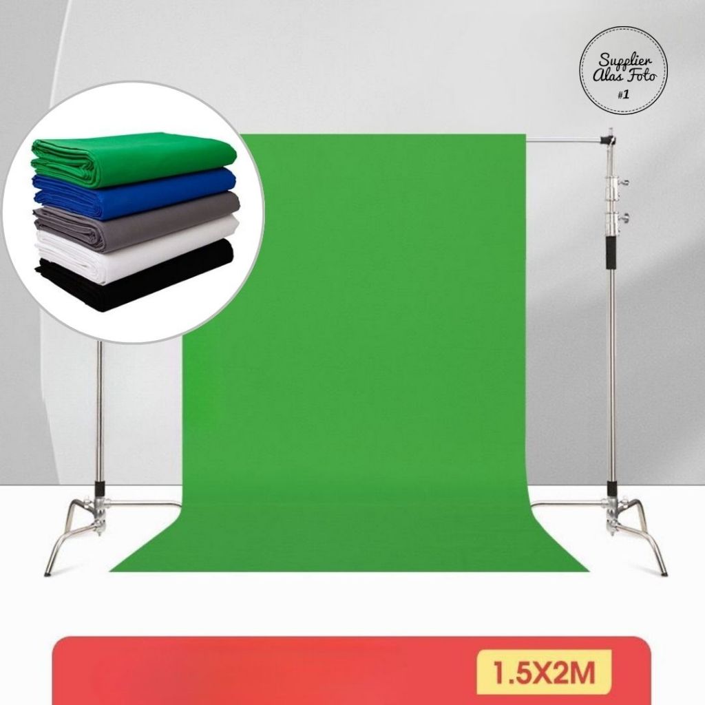 Jual SAF Kain Backdrop Studio PUTIH untuk Fotografi ukuran 150cm x ...
