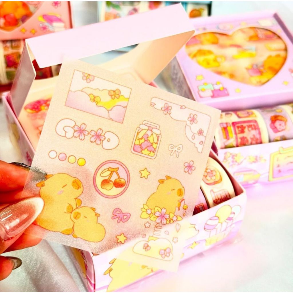 Jual Gramedia Karawaci - Hcl - Stikers Gift Set - Cappybara Journal ...