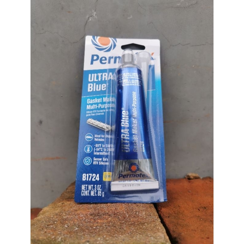 Jual Lem PERMATEX ULTRA BLUE RTV Red RTV Lem Packing Perpak Lem Biru ...