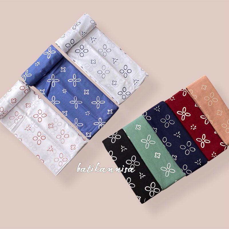 Jual kain Batik 1 warna (motip bunga rink ) | Shopee Indonesia
