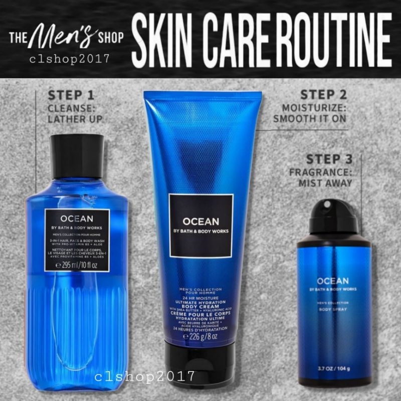 Body Wash Bath And Body Works Fragrance Spray BBW OCEAN SERIES