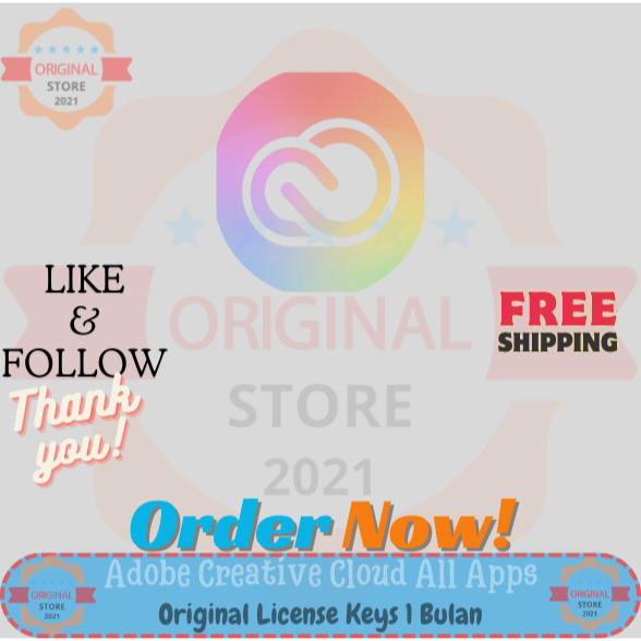 Jual Adobe Creative Cloud Original License 1 Bulan | Shopee Indonesia