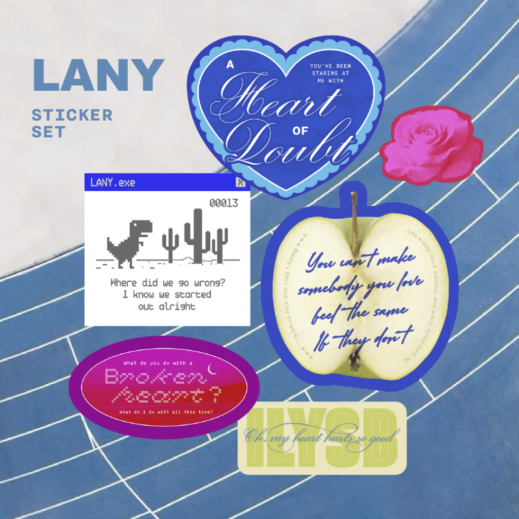 Jual Sticker Pack LANY | Shopee Indonesia