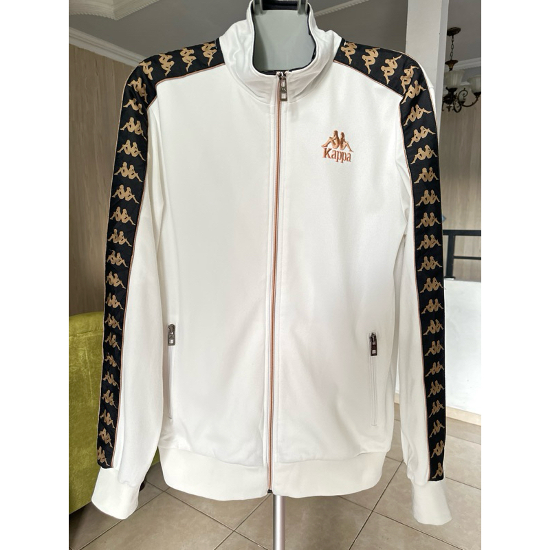 Jual KAPPA TAPED - White Black Gold | Shopee Indonesia