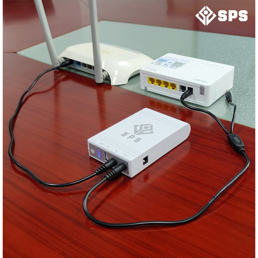 Jual SPS DC UPS Mini Powerbank Router Modem Orbit Backup Battery CCTV ...
