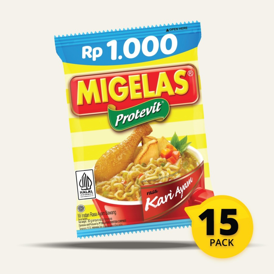Jual Migelas Kari Ayam Renceng 15 Sachets | Shopee Indonesia