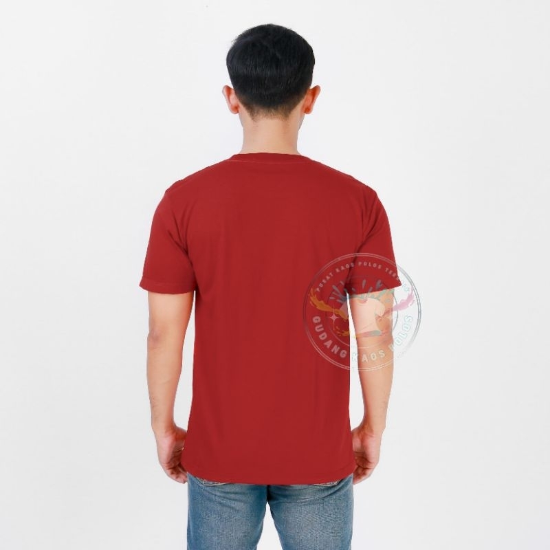 Jual T-shirt baju distro kaos polos cotton combed 30s pria dan wanita ...