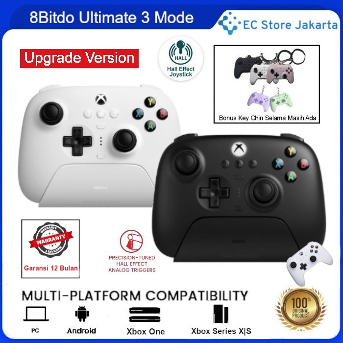 Jual 8Bitdo Ultimate 3-mode Wireless Gaming Controller Hall Effect ...