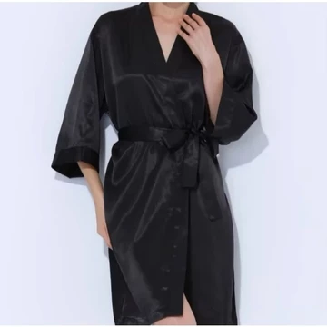 Baju Tidur Piyama Kimono Wanita Korea Sexy Women Silk Satin