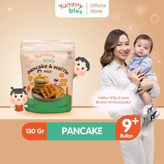Yummy Bites Pancake & Waffle Mix 130 GR - Tepung Pancake MPASI Baby Anak