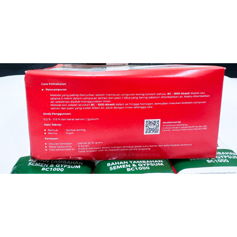 Jual ALKASIT / ALCASIT Obat Pembantu Semen MOWILEX 50 gram | Shopee ...