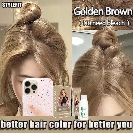 Jual 【Mudah dipakai】 STYLE FIT Warna tehsusu Cat rambut 200ml ...