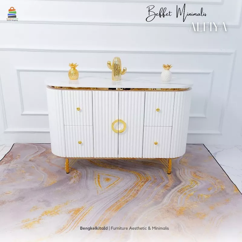 Meja Buffet Credenza Minimalis Alfia | Buffet TV IBufet TV Aesthetic