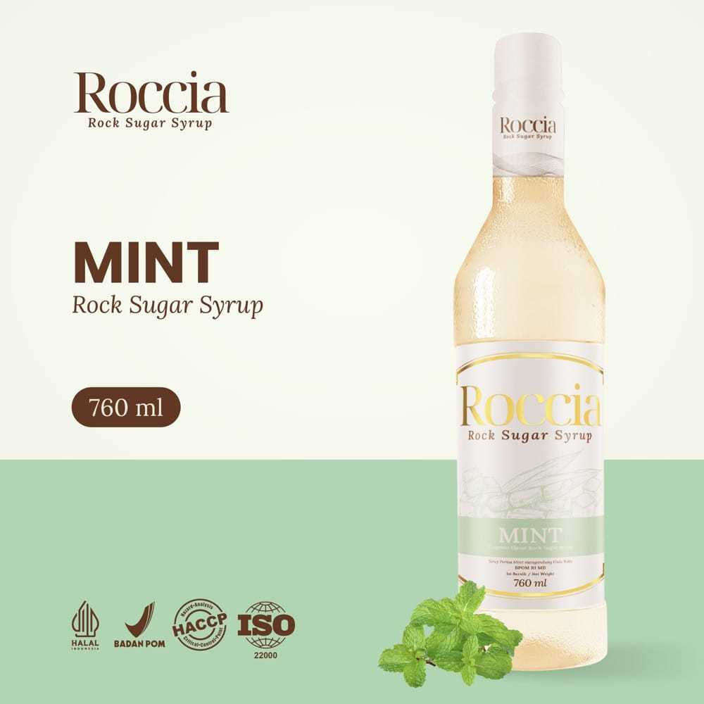 Jual Roccia Rock Sugar Syrup Mint - Syrup Gula Batu Rasa Mint 760ml ...