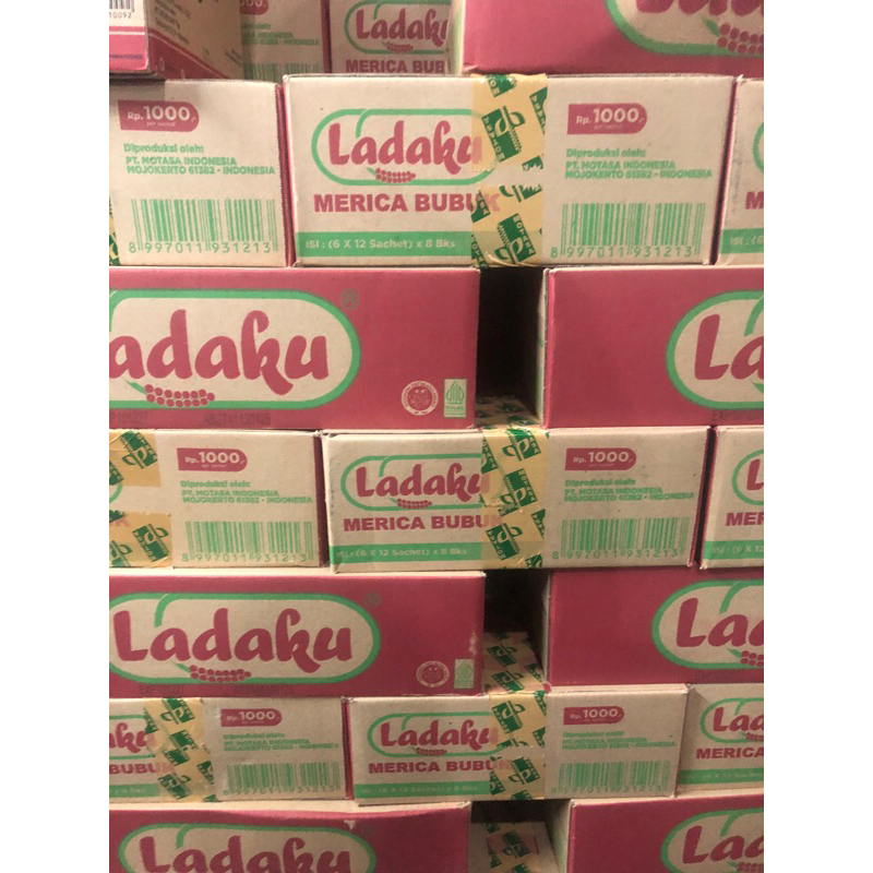 Jual Ladaku merica bubuk sachet 1 dus |48 rtng x 12 pcs |4/3 gr ...