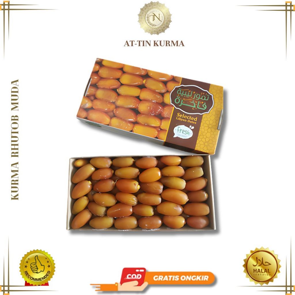 Jual KURMA RHUTOB/KURMA MUDA RHUTAB LIBYA 1 KG | Shopee Indonesia