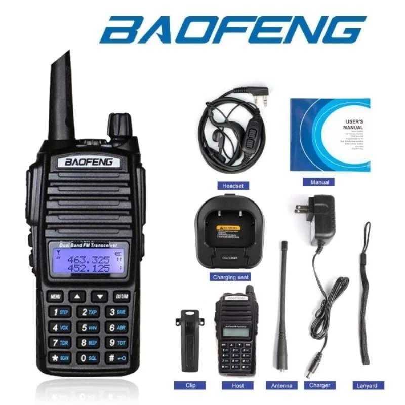 UV-82Plus Dual-Band Walkie Talkie with Long Range