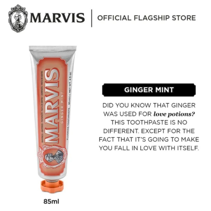 Jual Marvis Ginger Mint Toothpaste 85ml | Shopee Indonesia