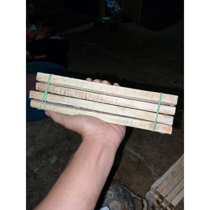 Jual kayu eceran 10 cm x 3 cm x 1 cm kayu dinding kayu hiasan kayu ...