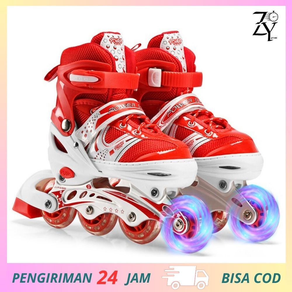 Jual THE TIME-SEPATU RODA ANAK INLINE SKATE POWER SEPATU RODA TERSEDIA ...