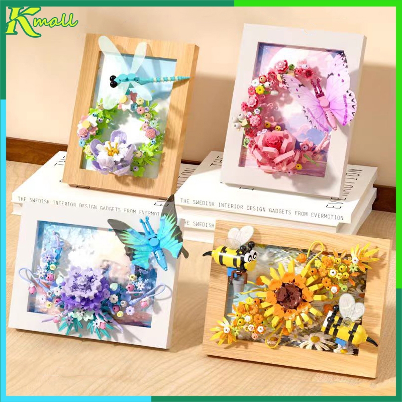 Jual Bunga Nano Block Toys Bricks Mainan Balok Susun Bingkai Foto ...