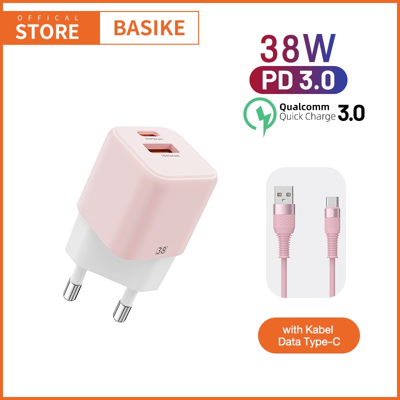 Jual (HOT)BASIKE Kabel Charger iPhone Fast Charging Type C USB 30W