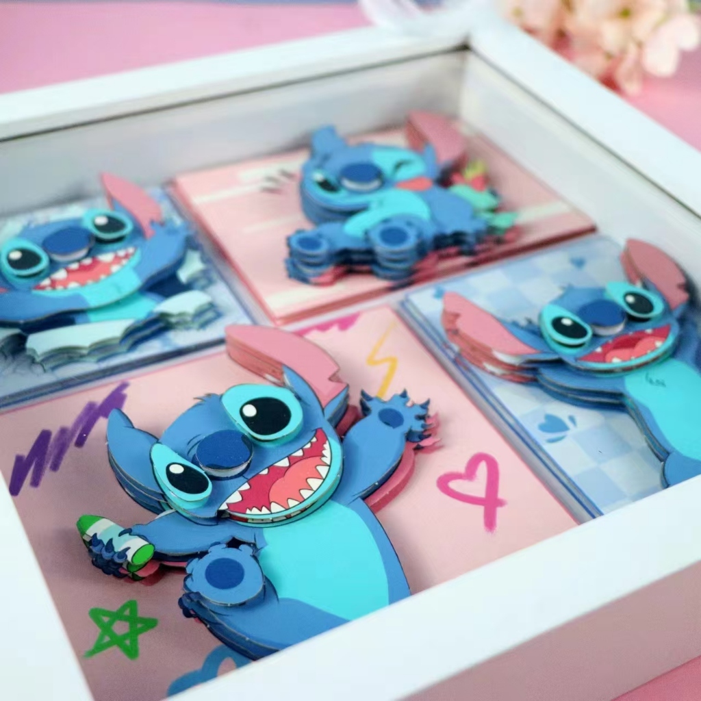 Jual DIY FRAME 3D GAMBAR KARTUN TIMBUL PIGURA FIGURA BINGKAI CARTOON ...