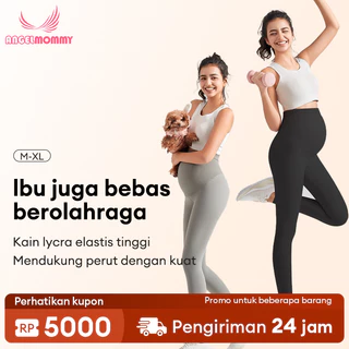 ANGEL MOMMY Celana Hiu Hamil Maternity Legging Nyaman Celana Legging