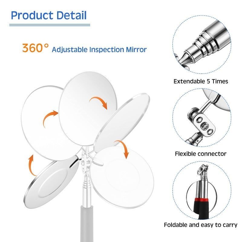 Jual TUI Mirror Inspection Kaca Inspeksi Cermin Inspeksi Telescoping ...