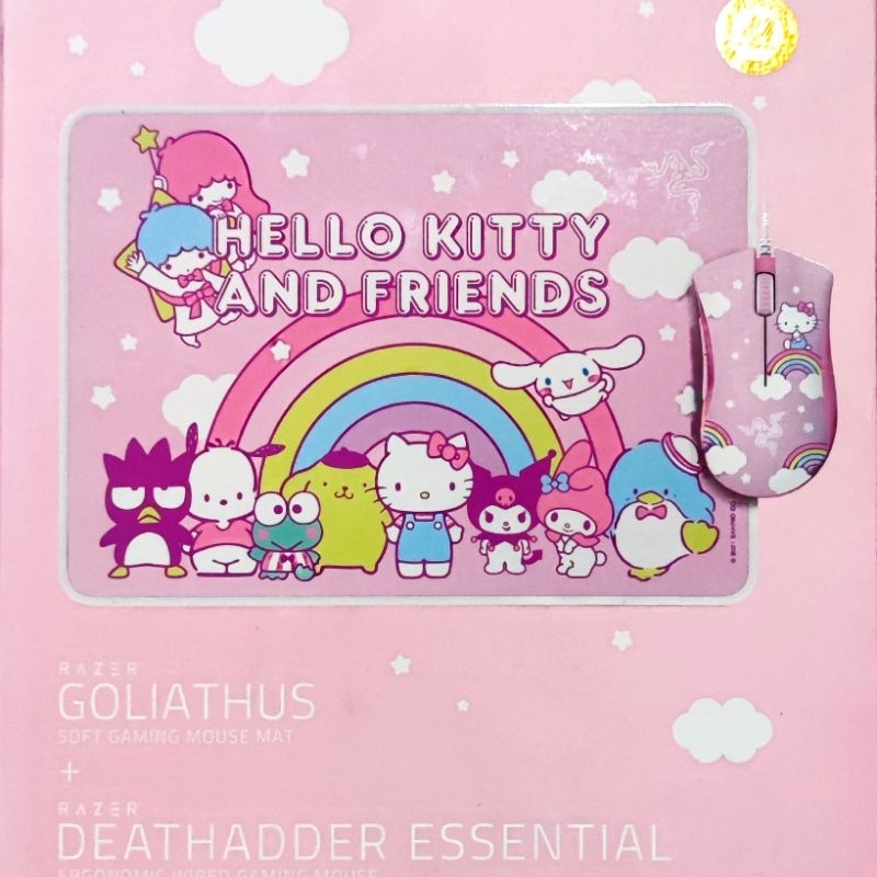 Jual DeathAdder Essential and Goliathus Mouse Mat Bundle - Hello Kitty ...