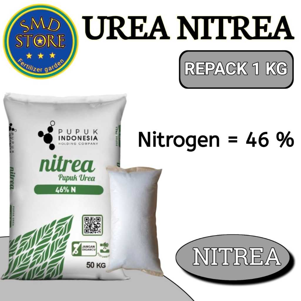 Urea Nitrea 46% N Repack 1KG - Pupuk Nitrogen Fase Vegetatif