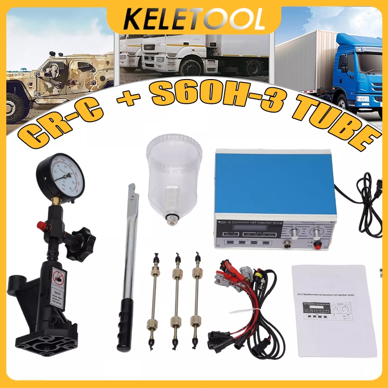 COMMON RAIL INJECTOR Tester & S60H Injector Validator 0-600bar & 0