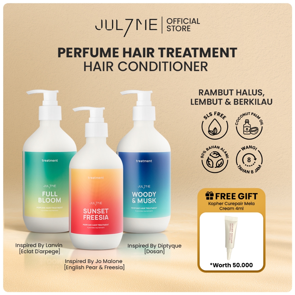 Jual Julyme Perfume Hair Treatment (Hair Conditioner) 500ml - Perawatan ...