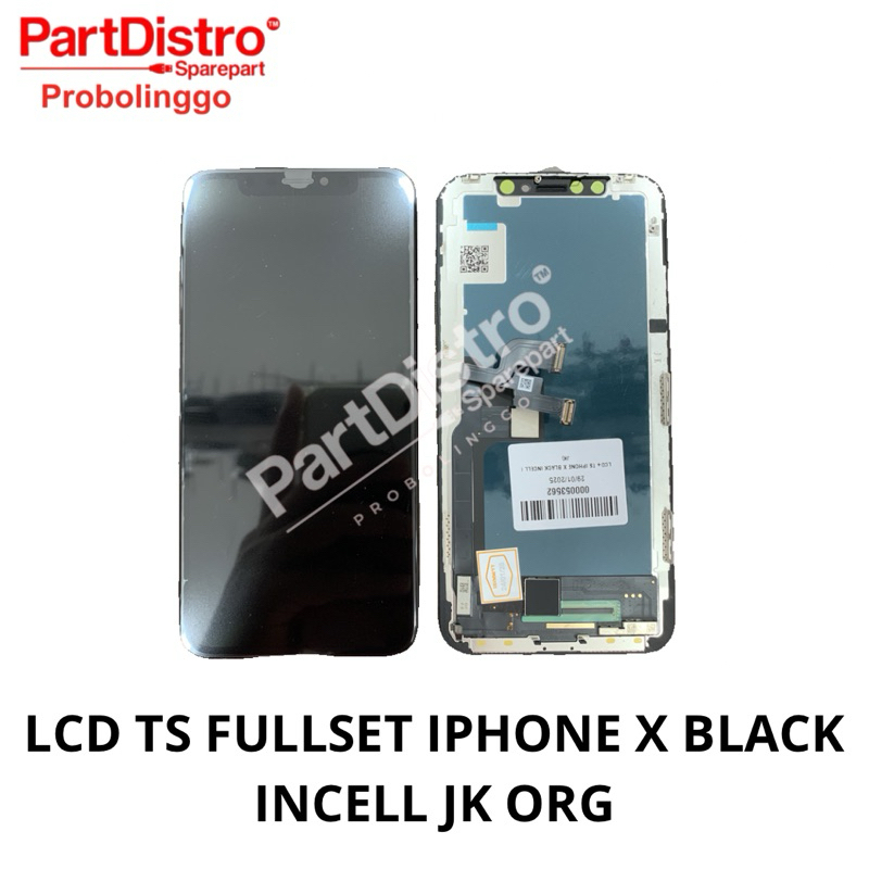 Jual LCD TS FULLSET IP X BLACK INCELL JK ORG | Shopee Indonesia