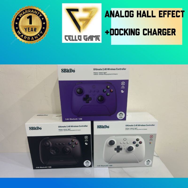Jual Stik 8bitdo Ultimate 2.4G Wireless Bluetooth Controller PC android ...