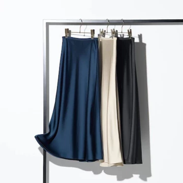 Rok Satin Silk Premium Satin Long Skirt Rok Satin Panjang