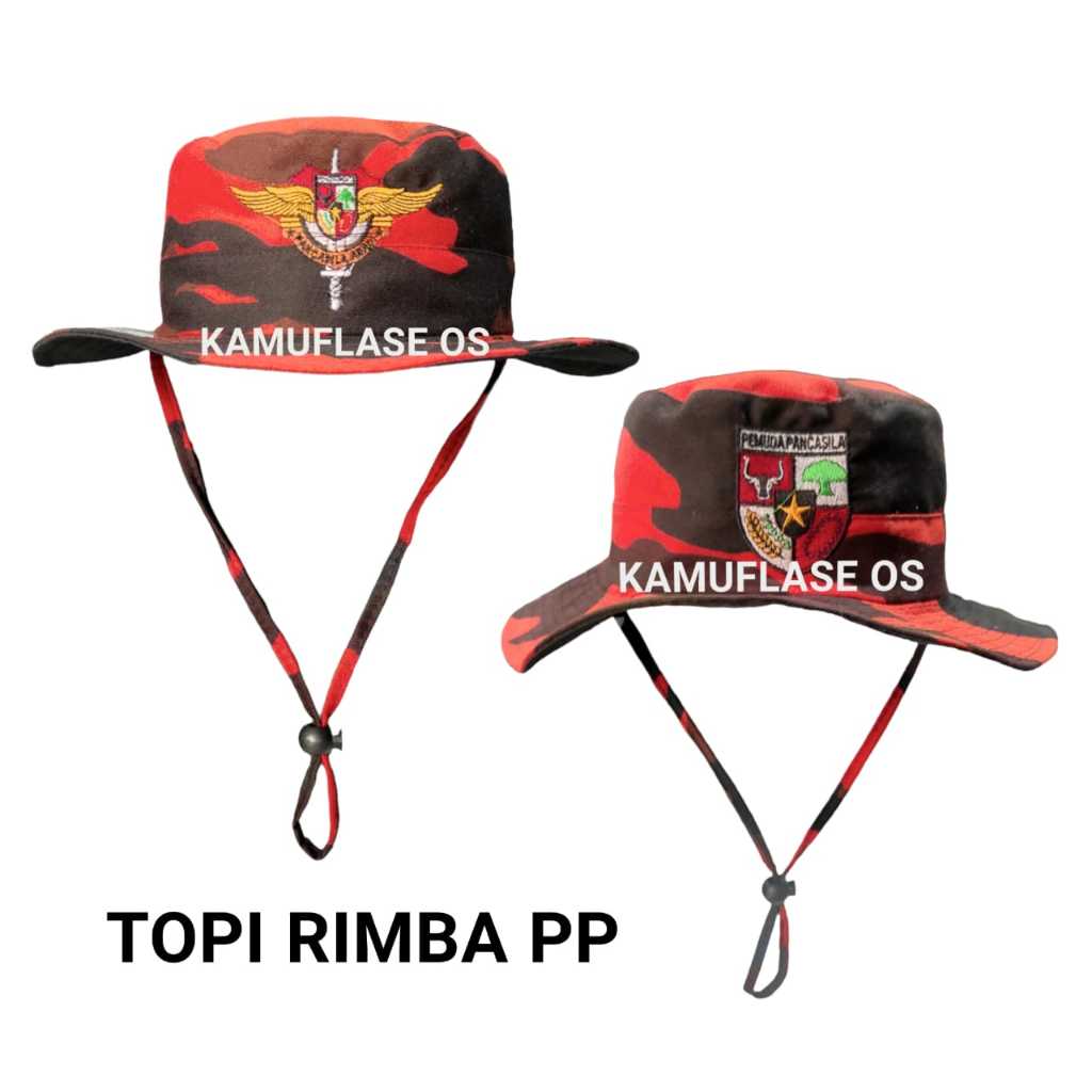 Jual TOPI RIMBA LORENG PEMUDA PANCASILA PP LOGO DAN WING LOGO | Shopee ...