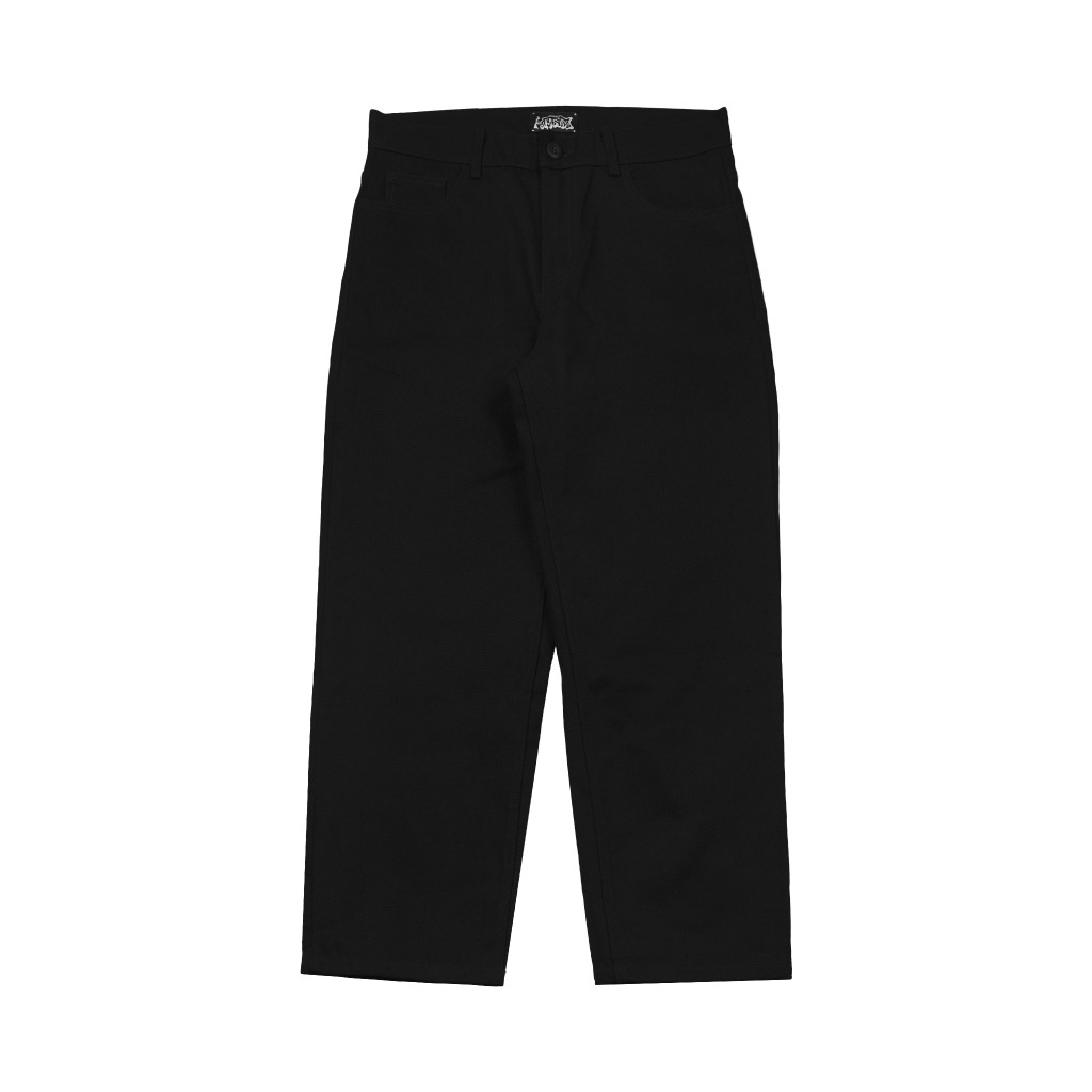 Jual Himside - Lofi Black Straight Pants - Unisex | Shopee Indonesia