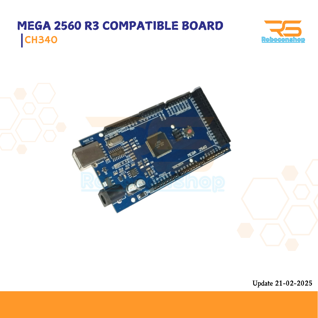 Jual MEGA 2560 R3 CH340 COMPATIBLE BOARD | Shopee Indonesia