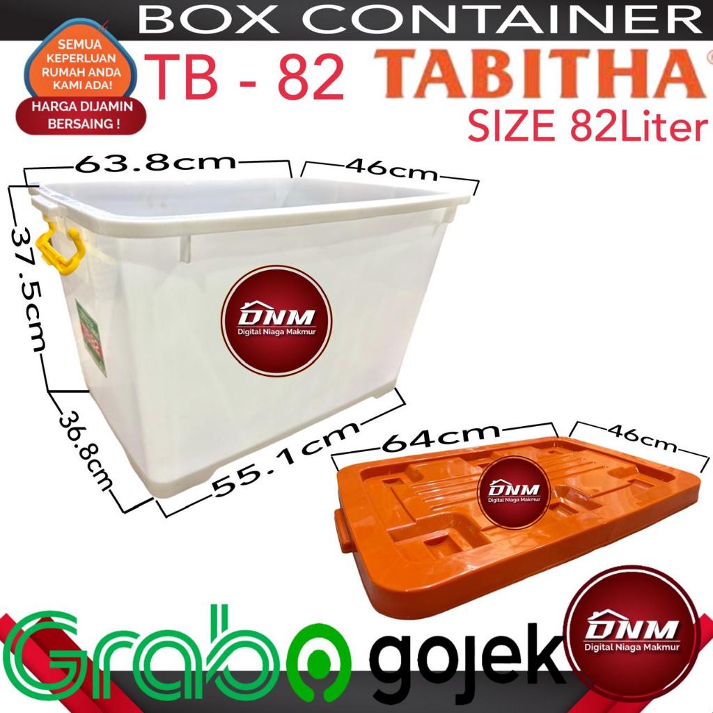 Jual Container Box Plastik Tabitha TB 82 Kotak Penyimpanan Besar Jumbo ...
