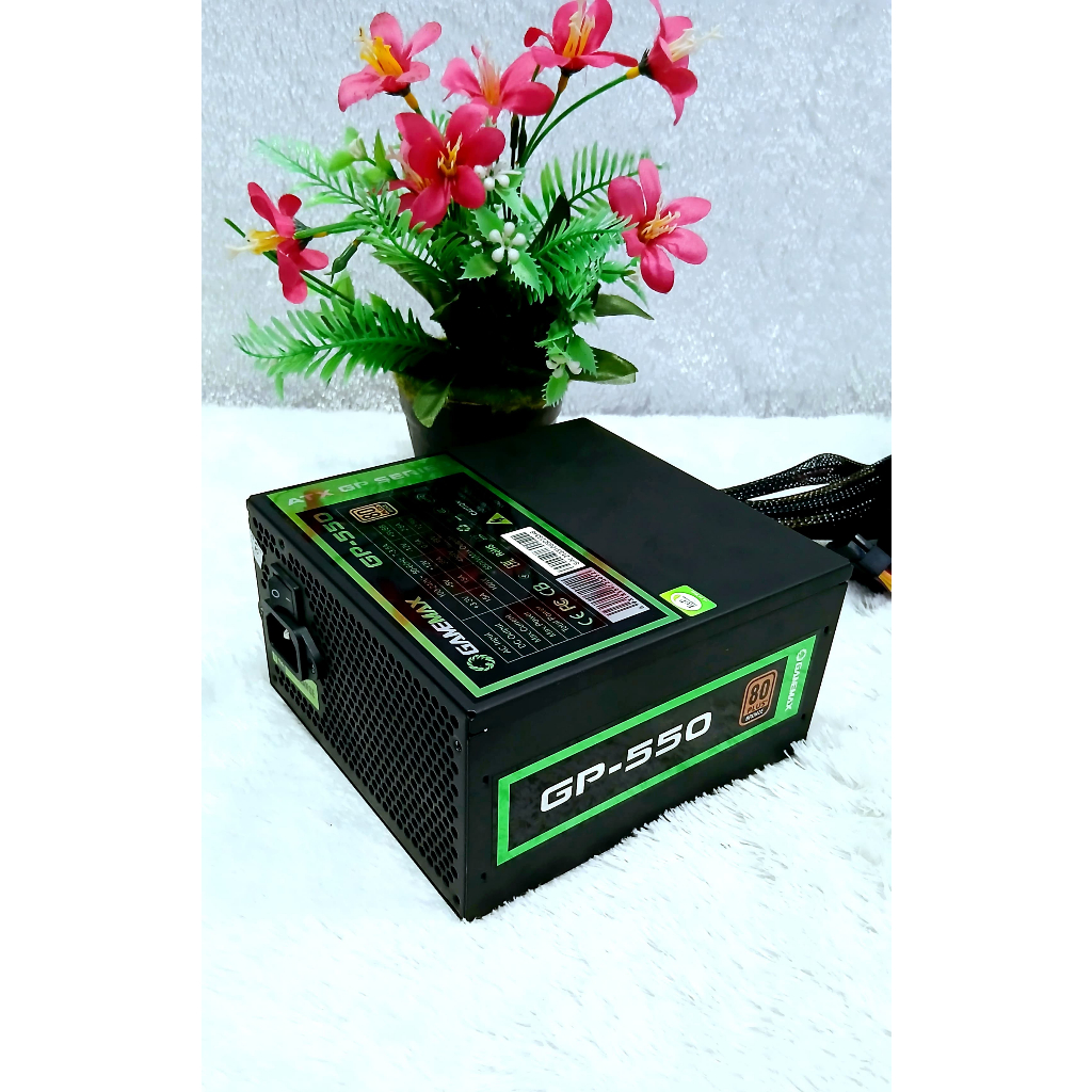 Jual PSU Power Supply Gamemax GP-550 Daya 550w Normal Siap Pakai ...